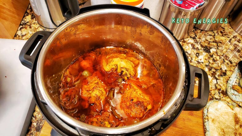 Belizean Stewed Chicken in the Instant Pot Low Carb